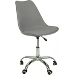 Dětská otočná židle Milano šedá