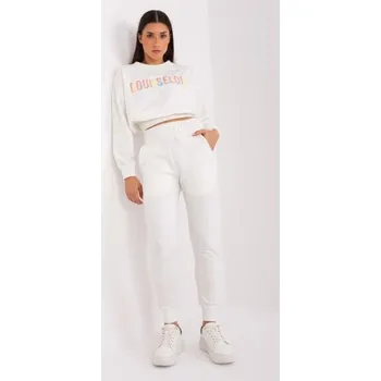 Dámský komplet s krátkou mikinou INEZ ecru