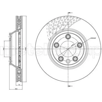 Brzdový kotouč Brzdový kotouč METELLI 23-0882C