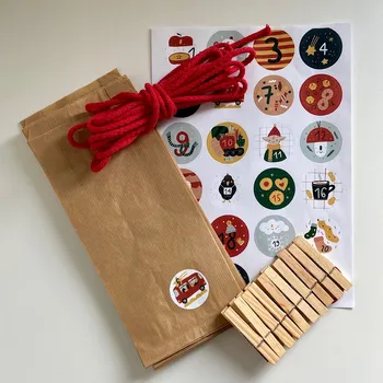 kreativní sada Sada na výrobu adventního kalendáře