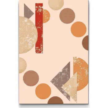 Diamantové malování Diamantové malování - Geometrický design Velikost: 40x60cm, Rámování: Pouze srolované plátno, Diamanty: Čtvercové