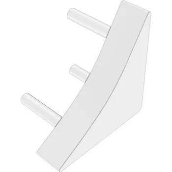 soklová lišta VP4 univerzální koncovka k vanové liště, PVC bílá, 22 mm, 2 ks