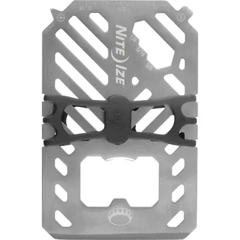 Multifunkční nůž Multifunkční karta Nite Ize Financial Wallet stříbrná