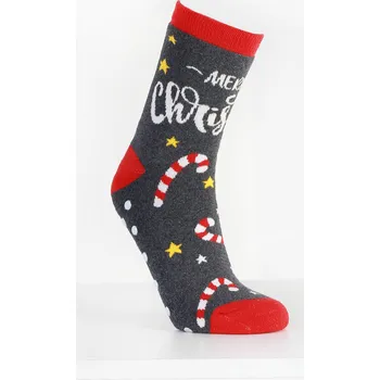 Pánské ponožky Hobby Day Socks Vánoční teplé ponožky VT05 Velikost: 35 - 38