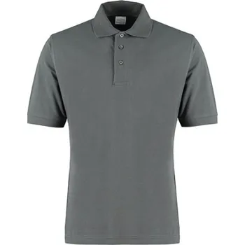 Pánské tričko Kustom Kit Pánské polo triko KK460 Dark Grey Marl XXL
