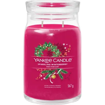 Svíčka Yankee Candle Sparkling Winterberry