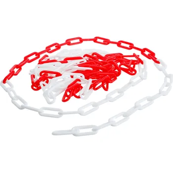 Sada nářadí BGS Diy BGS80809, Uzavírací řetěz červeno-bílý plastový 5 m