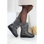 Prety Šedé sněhule na klínku 7552-2G Velikost: 41