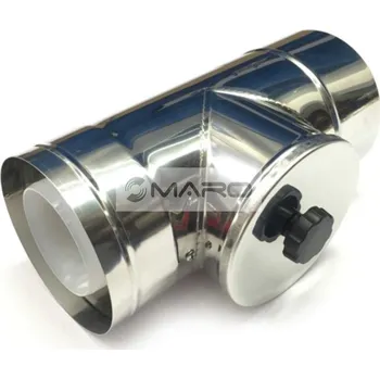 Kouřovod Brilon Serio Kus kontrolní fasádní koaxiální nerez/PE 60/100 mm, 52106308