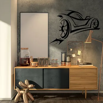 Samolepící dekorace Živá Zeď Samolepka na zeď Sportovní auto Barva: černá