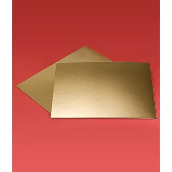 Podložka dortová 2000,15x30cm (zlatá) 10 kg/cca 96 ks/bal