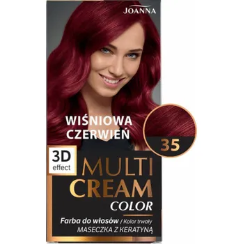 Barva na vlasy Joanna Multi Cream Color Paint č. 35 Cherry Red