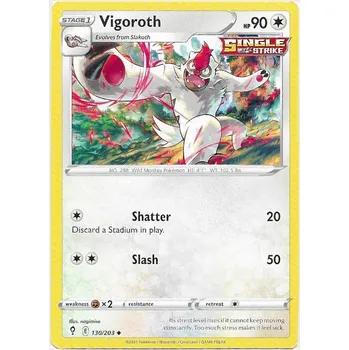 Karetní hra Pokémon karta Vigoroth 130/203 - Evolving Skies
