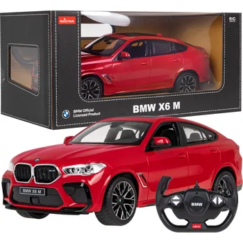 Rastar BMW X6 M 1:14 červené