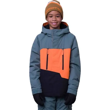 Chlapecká bunda 686 bunda - Boys Geo Insulated Jacket Cypress Green Colorblock (CGCB)