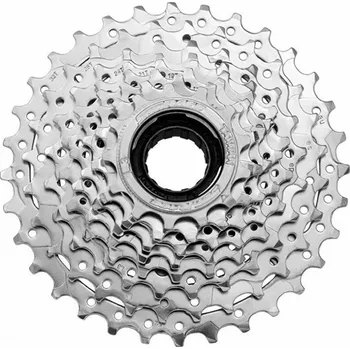 Kazeta přesmyku 8-kolo SUNRACE 13-28 zubů, chrom, index, pro E-bike, v krabičce 5550