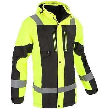 Pracovní rukavice PROCERA GRAVITY Bunda zimní prodloužená reflexní