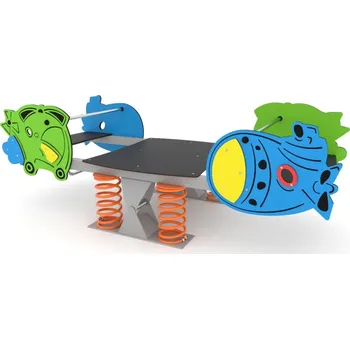 Dětská houpačka Pružinová vahadlová houpačka - Vrtulník a ponorka