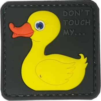Nášivka PVC nášivka Don't touch my…, žlutá, ARMED PATCHES