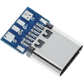 Elektrický konektor USB-C samice zásuvka breakout redukce