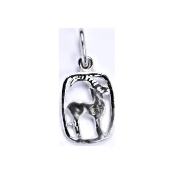 Přívěsek Stříbrný přívěsek měsíční znamení kozoroh - P730 (Stříbrný přívěsek kozoroh)