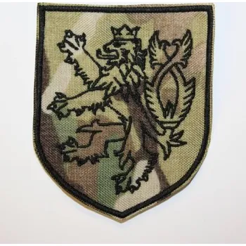 Nášivka ArmyČastolovice.cz Nášivka Erb Český Lev multicam