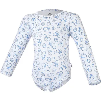 Kojenecký body Little Angel body tričko smyk TISK Outlast® - sv.ledově modrá myšky Velikost: 80