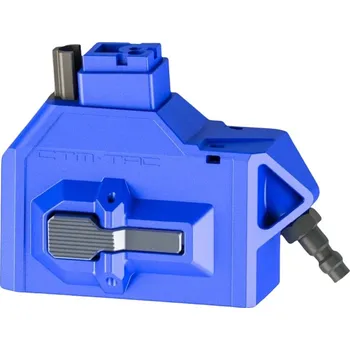 CTM TAC CTM HPA Hi-Capa adaptér na zásobníky AEG M4 - Modrá / stříbrná