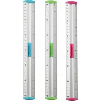 Keyroad Pravítko s KEYROAD Measure Clip, 30 cm, zabaleno v displeji, mix barev