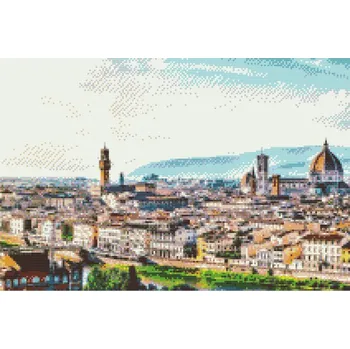 Diamantové malování Diamantové malování - Florencie, Itálie Velikost: 40x60cm, Rámování: Pouze srolované plátno, Diamanty: Kulaté