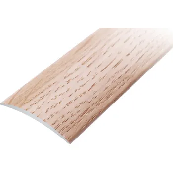 Podlahová lišta ACARA AP1 přechodová lišta samolepící, hliník + dýha lakovaná dub, 40 mm, 0,9 m APD L4001-SK/0,9