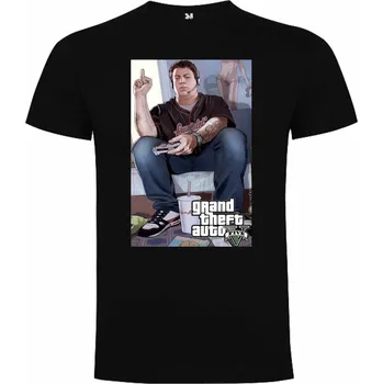 Chlapecké tričko Tričko GTA Fuck Off Velikost: XXL