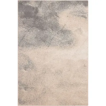 Koberec Kusový vlněný koberec Agnella Isfahan M Tyrk Piaskowy béžový šedý Rozměr: 80x120 cm