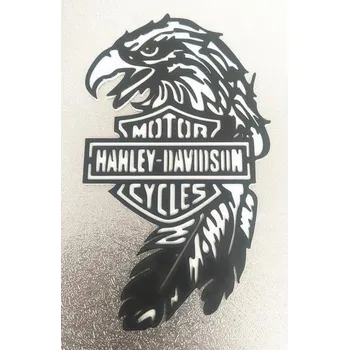 Harley - Davidson č.5 - plastová dekorace - bez trnu