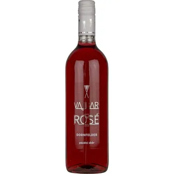 Víno Dornfelder rosé 2018, polosuché, pozdní sběr, Vajbar, 0,75 l