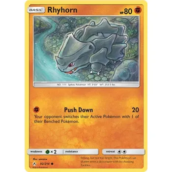 Karetní hra Rhyhorn 092/214 - Unbroken Bonds Typ karty: Non-Holo