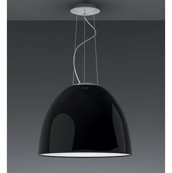 Artemide Designové závěsné svítidlo Nur Gloss Ø 55cm, 1 x E27 Barva: Černá