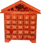 Dřevěný adventní kalendář domeček…