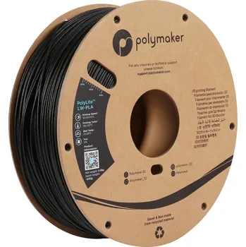 Filament Polymaker Polylite LW-PLA černá 1,75mm 800g