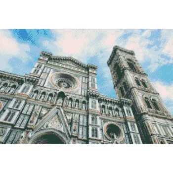 Diamantové malování Diamantové malování - Santa Maria del Fiore 3 Velikost: 40x60cm, Rámování: Pouze srolované plátno, Diamanty: Kulaté