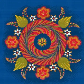 Diamantové malování Diamantové malování - Mandala4 Velikost: 50x50cm, Rámování: Pouze srolované plátno, Diamanty: Čtvercové