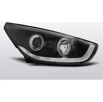 Přední světlomet Přední světla, HYUNDAI IX35, 2010-2013, ČERNÁ TUBE LIGHT (65.LPHU07)