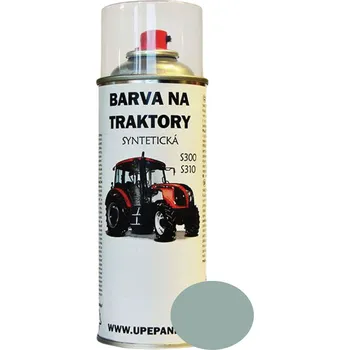 Barva ve spreji U PEPÁNKA s.r.o. BARVY NA TRAKTORY ZETOR ve spreji syntetické, ŠEDÁ PASTELOVÁ lesklá 400ml