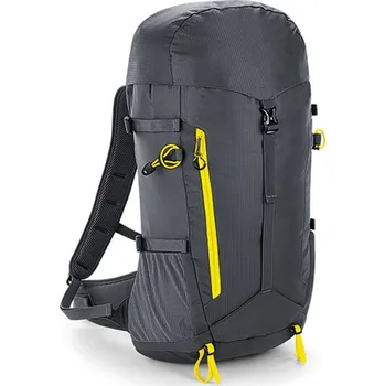 turistický batoh Quadra Ultralehký voděodolný batoh SLX-Lite + hydratační vak, 35 litrů Barva: Šedá grafitová, Velikost: 30 x 62 x 22 cm QX335