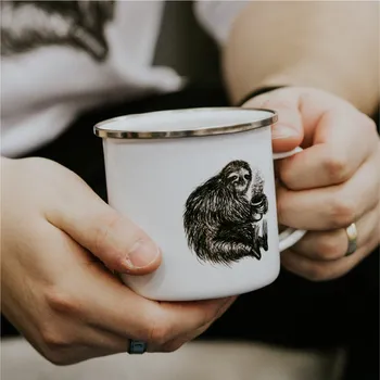 Plecháček - nerezový lem s potiskem Lenochodův plecháček