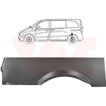 Příslušenství karosérie Boční stěna VAN WEZEL 3081143