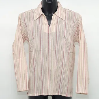 Pánská košile Košile kurta Daniel M růžová