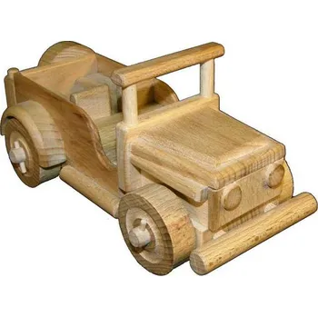 Dřevěná hračka Ceeda Cavity Dřevěné auto Jeep