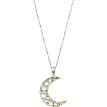 Náhrdelník Zlacený přívěsek s řetízkem TI SENTO Měsíc 6824MW