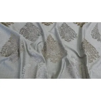 BYTEMA Dekorační látka REVIVAL šedo - béžová šíře 140 cm